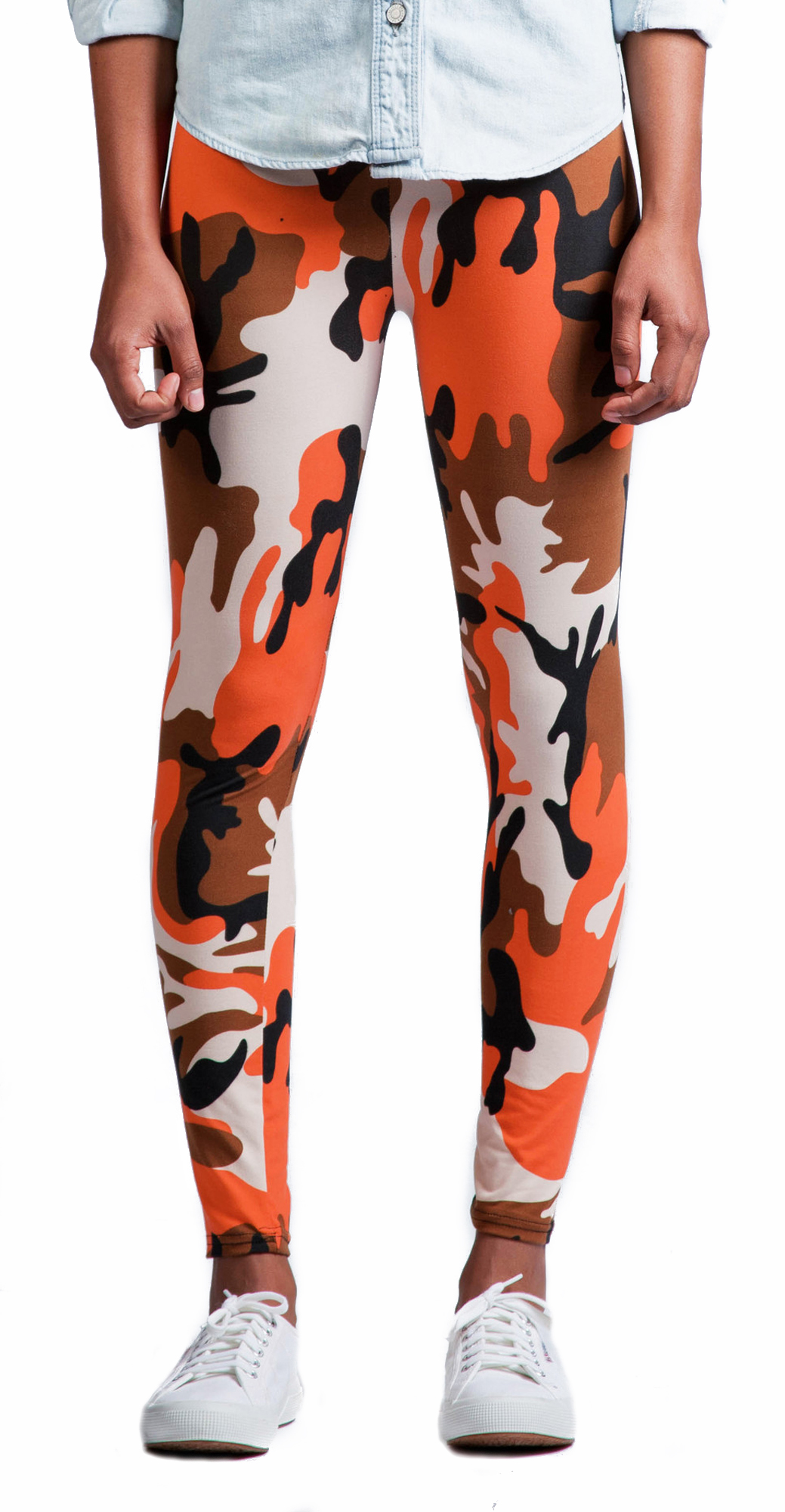 Orange camo leggings clearance